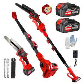 Ninupddg 651847101271 2-in-1 Cordless Pole Saw For Tree Trimming Brushless 8 Inch Electric Mini Ch