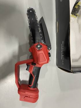 Nogcrig 008678893870 6 Inch Mini Electric Chainsaw Tool Only - Red