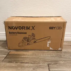 Bcs160h Novorikx Electric Chainsaw Brushless 60v 18 Inch &16 Cordless 5.0ah Battery Powered