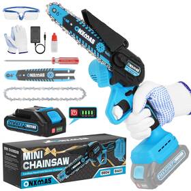 Onxmas Om-550wmndj-6c-ls-chk-w1 Mini Chainsaw 6 Inch Cordless Wood Ranger With 2.0ah Battery