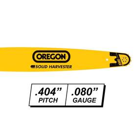 Oregon 642rhfl003 Harvester 64cm Guide Bar .404 Inch Pitch .080 Gauge