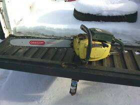 Pioneer P41h Vtg 1979 Chainsaw With New Oregon Bar And 20 Inch Chain 79 P41 Gas Power Saw
