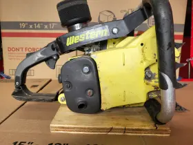 P42-sfw Pioneer P42- Wester Ngasoline Chainsaw Anti-vibration Handle Yellow Black Metal