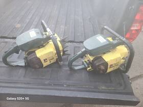 Pioneer P60f Vintage 99cc Chainsaw Power Heads 2 Saws As Is