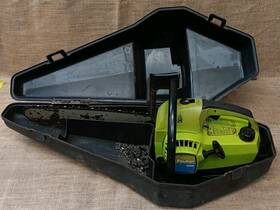 Poulan 2000 Chain Saw 3816 Vintage -poulan-2000-chain -14 Inch With Case And Extra Tested