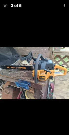 262-pro Poulan 262 Pro 42cc 18 Inch Gas Chainsaw Auto Chain Oiler Two-handed Grip Carry Case
