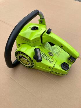 Poulan Cva-38ccm Super Xxv Automatic Vtg Chainsaw For Parts Or Repair S25 Cva-38cc Runs