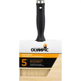 12028067370 Ppg Olympic China Bristle Blend Block Deck Brush Beige 5 Inch