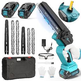 Profon 790758704779 Mini Chainsaw Cordless 8 Inch And 6 2023 Upgraded Brushless