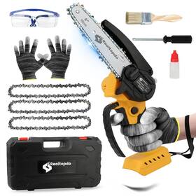 Realtopdo 014679541429 6 In Chainsaw For Dewalt Battery 20v - Mini Electric Cordless Brushless Cha Inch