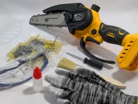 20v6inyel Realtopdo 6 In Chainsaw Compatible For Dewalt 20v Battery Mini Electric Saw Carrying Case