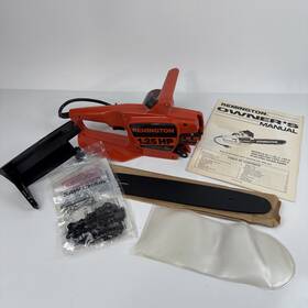Remington 076728h Rare 1.25hp 12 Inch Bar Electric Chain Saw Brand New Made In Usa