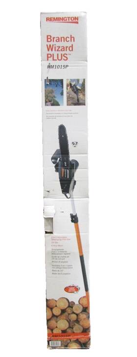 Remington 084931840607 10 Inch / 8 Amp 2-in-1 Electric Pole Chain Saw Branch Wizard Plus Rm1015p
