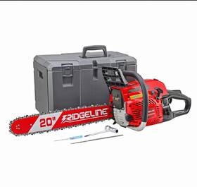 Ridgeline 193309970058 20 Inch 52cc Chainsaw With Case