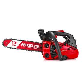 Ridgeline 97030 12 Inch 25.4 Cc 2-stroke Gas Powered Portable Chainsaw With Top Handle