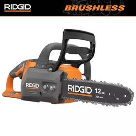 Ridgid 705353868047 New 18v Brushless 12 Inch Chainsaw Tool Only Fast Cutting Auto Oiler Lightweight
