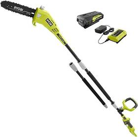 Ryobi 046396033222 Cordless Battery Pole Saw With 2.0 Ah And Charger