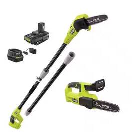 Ryobi 2728 18v 8in Battery Pole Saw And Pruning Combo Kit #2728