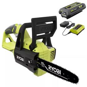 Ryobi 705353112706 40v 10 Inch Battery Powered Chainsaw With 2.0 Ah And Charger