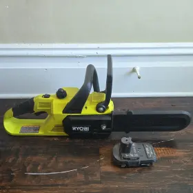 Ryp2502btl Ryobi P2502 One Hp Brushless 18v Cordless 10 Inch Chainsaw With Battery No Charger