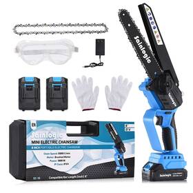Sainlogic 734257563260 Mini Chainsaw With Battery Lightweight Hand 8 Inch Chainsa