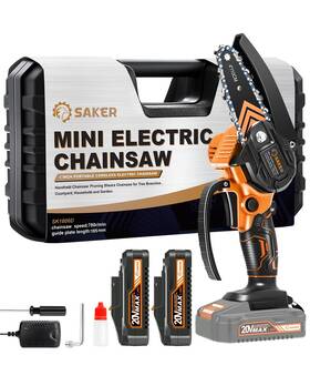 Saker 68f8a2b40ca778b9f297e341 Mini Chainsaw 2026 New Upgrade Portable Electric Chainsaws Cordless Small