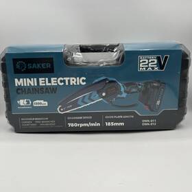 Saker A011410 Mini Chainsaw 6 Inch Portable Electric Cordless -