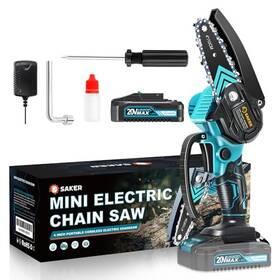 Saker B0947xlwfw Mini Cordless Electric Chainsaw For Tree Branches Yard And Garden