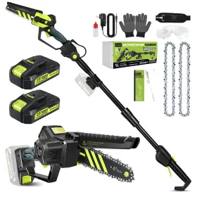 Sk1806e-g2.1 Saker Cordless Pole Saw And Mini Chainsaw 2-in-1 Brushless Elec