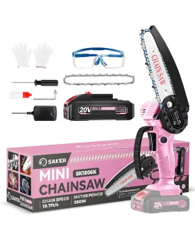 Sk1806m-01 Saker Mini Chainsaw 6 Inch Chainsaws 2025 Upgraded Cordless Electric Chain