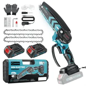 Wmt-1806a Saker 6 Inch Mini Chainsaw With 2 Batteries And Chains Electric For Cu