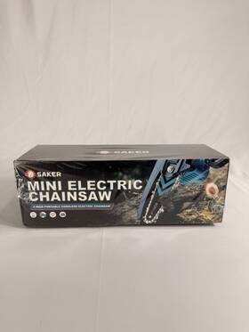 Saker X002wbb8a7 Mini Electric Chainsaw Cordless Rechargeable 4 Inch Lightweight Portable