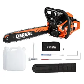 Cs62x-fo Salem Master 810147645688 Gas Chainsaws 20 Inch Powered Chainsaw 62cc 2 Stroke Engine Chai