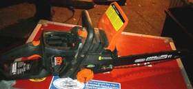 Scotts 445034699616 Battery Chainsaw 16 Inch 62-volt Brushless Tool Only Untested