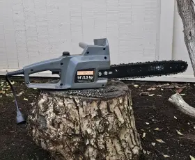 358.341250 Sears Vintage 14 Inch Electric Chainsaw 2.5 Hp Model #358.341250 Extra Chain