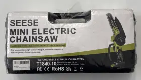 T1840-10 Seese 6 Inch Brushless Mini Electric Chainsaw 18.5v Read Details