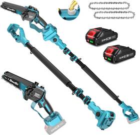 Seesii 313104324324 Ps600 2-in-1 Electric Pole Saws For Tree Trimming 6 Inch Mini Chainsaw C