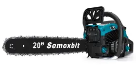 Tl315c1-se Semoxbit 58cc Gas Chainsaw 20 Inch Chain Saw With 2-cycle Engine Petrol Handheld Quick