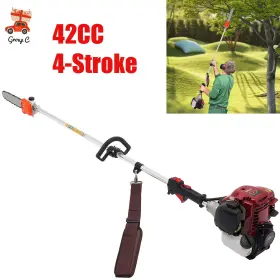 Tutian-140f Senderpick 42cc 4 Stroke Pole Saw Powerful Gas Chainsaw Telescopic Tree Pruner