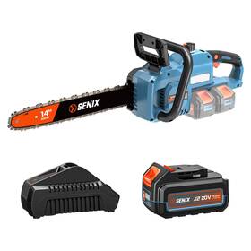 Senix 843212113898 58v Cordless Brushless Chainsaw 14-inch Oregon Bar And Chain