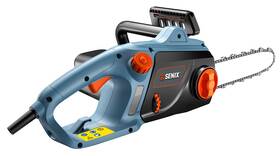 Senix Cse12-m 12 Amp Electric Chainsaw With 16 Inch Oregon Bar And Chain Blue