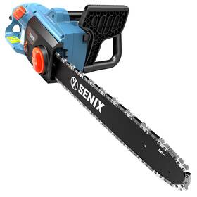 Senix Cse15-m 18 Inch Corded Electric Chainsaw 15 Amp Chain Saw For Wood Cutting And Tree Tri