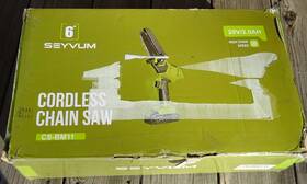 Seyvum Cs-bm11 Brushless 20v 6 Inch Chainsaw With Battery Electric Chain Saw...new