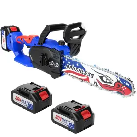 Sharklogger 810147641765 20v 12 Inch Brushless Chainsaw Electric Cordless Portable Chain Saw Ha
