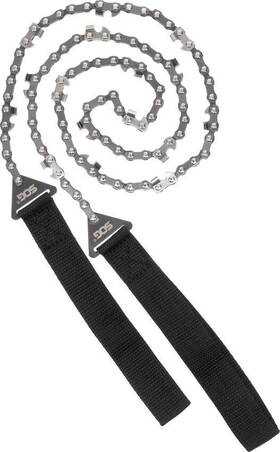 Sog 34800141 Pocket Chainsaw 36 Inch Carbon Steel Chain Bidirectional Teeth Nylon Handles