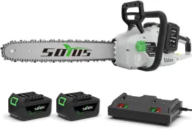 Sf8j116 Soyus 40v 16-inch Brushless Cordless Chainsaw With Battery And Charger Ope