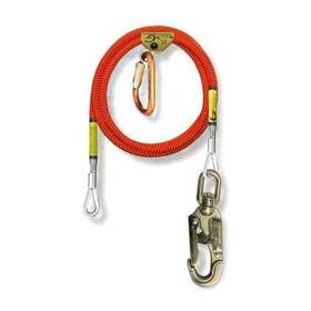 Spyder Manufacturing 75192 Wire Core Lanyard 10ft Aluminum Snap 1/2 Inch