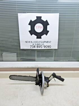 Stanley Cs05 Hydraulic Chainsaw With 12 Inch Bar And Chain Tested Working Used