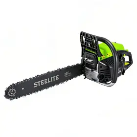 Azdg186 Steelite 20 Inch 62cc Gas Powered Chainsaw 3.8 Hp Cordless 2-stroke