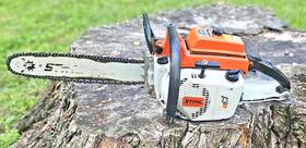 Stihl 041-av Sthil 041av Chainsaw Runs Great See Video Under Description Vintage Antique